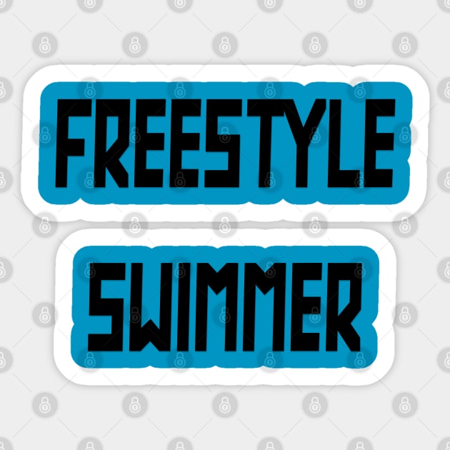 Freestyle Swimmer Sticker by yayor